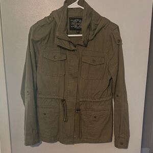 Shinestar Khaki Hooded Jacket